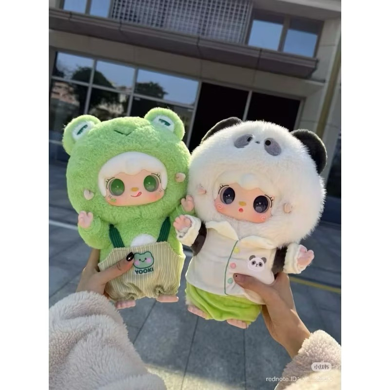 (พร้อมส่งเลือกตัว ♡) yooki 400% กล่องสุ่ม yooki แบบเช็กการ์ดระบุตัว🐼🐸