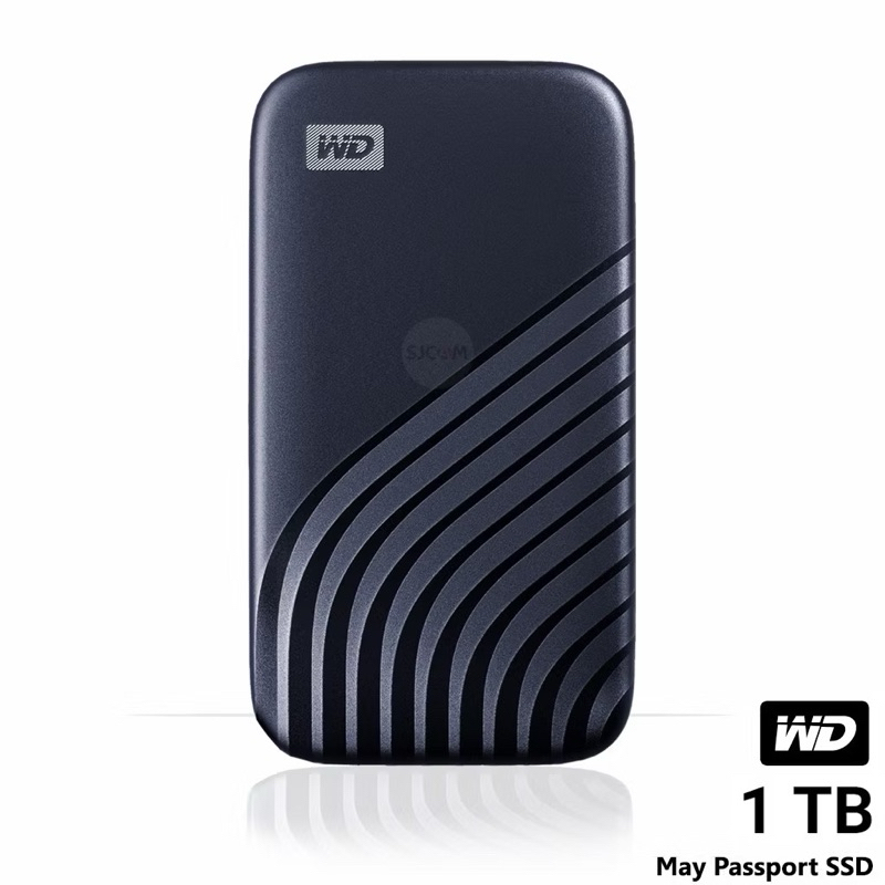 ฮาร์ดดิสก์แบบพกพาWD External Harddisk SSD 1TB NEW Gen2  สีMIDNIGHTประกัน Synnex 5ปี