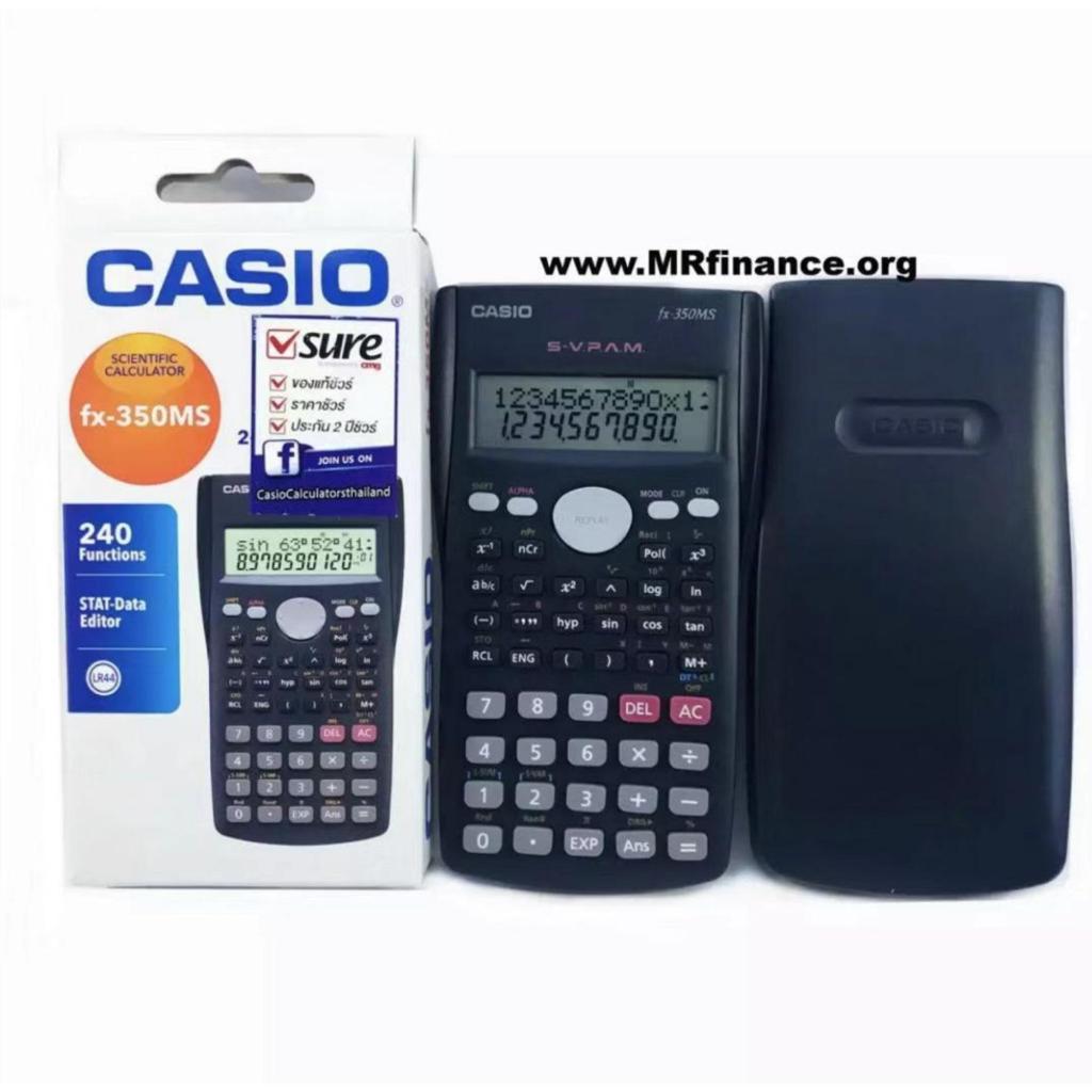 myth/คาสิโอ เครื่องคิดเลขวิทยาศาสตร์ FX-350MS (สีดำ) (ต่างประเทศ)-นานาชาติ