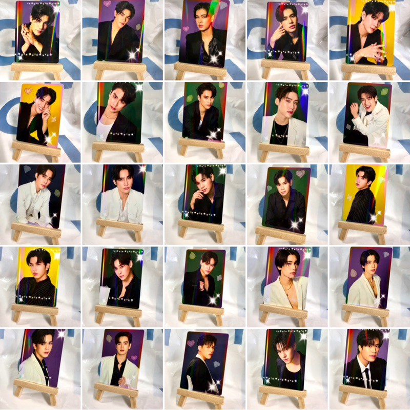 POND PHUWIN GEMINI FOURTH JIMMY SEA  SKY NANI BOYS BLACK IN COLOR COLLECTIBLE RANDOM CARD ปอนด์ ภูวินทร์ เจมีไนน์ โฟร์ท