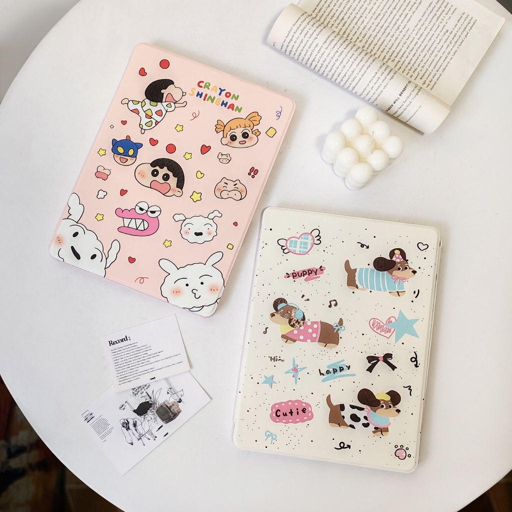 เคสไอแพด เคสลายการ์ตูน ตั้งได้ หมุนได้ 360 องศา มีช่องใส่ปากกา 10.9 234 Air1 Air2 Pro9.7 gen7 gen8 gen9 10.2 Air3 gen10 ราคาถูก Shopee Lazada