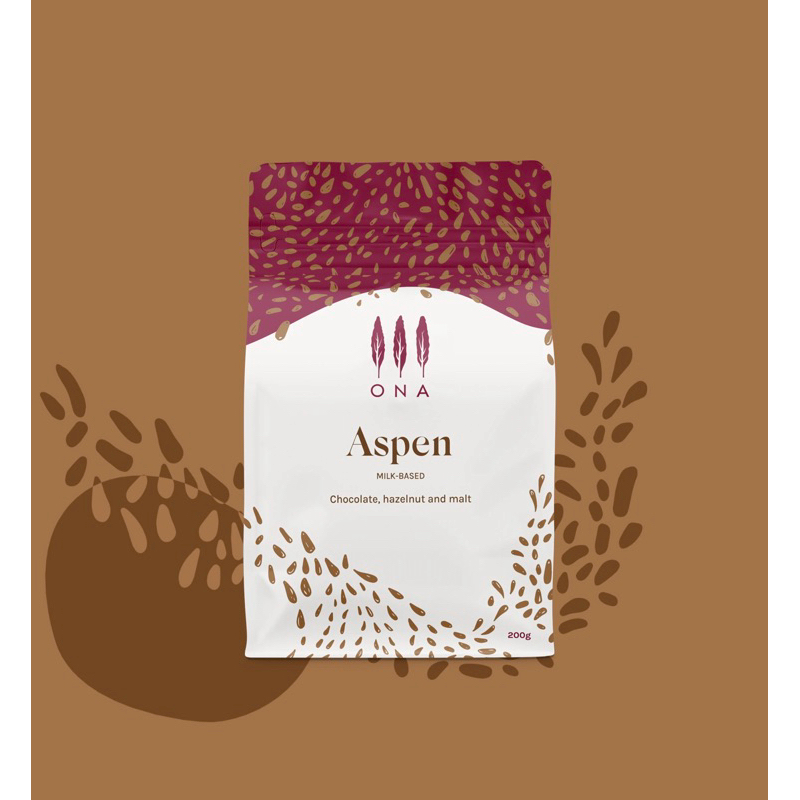 ONA Aspen coffee bean เมล็ดกาแฟ รสชาติ Chocolate Hazelnut and malt