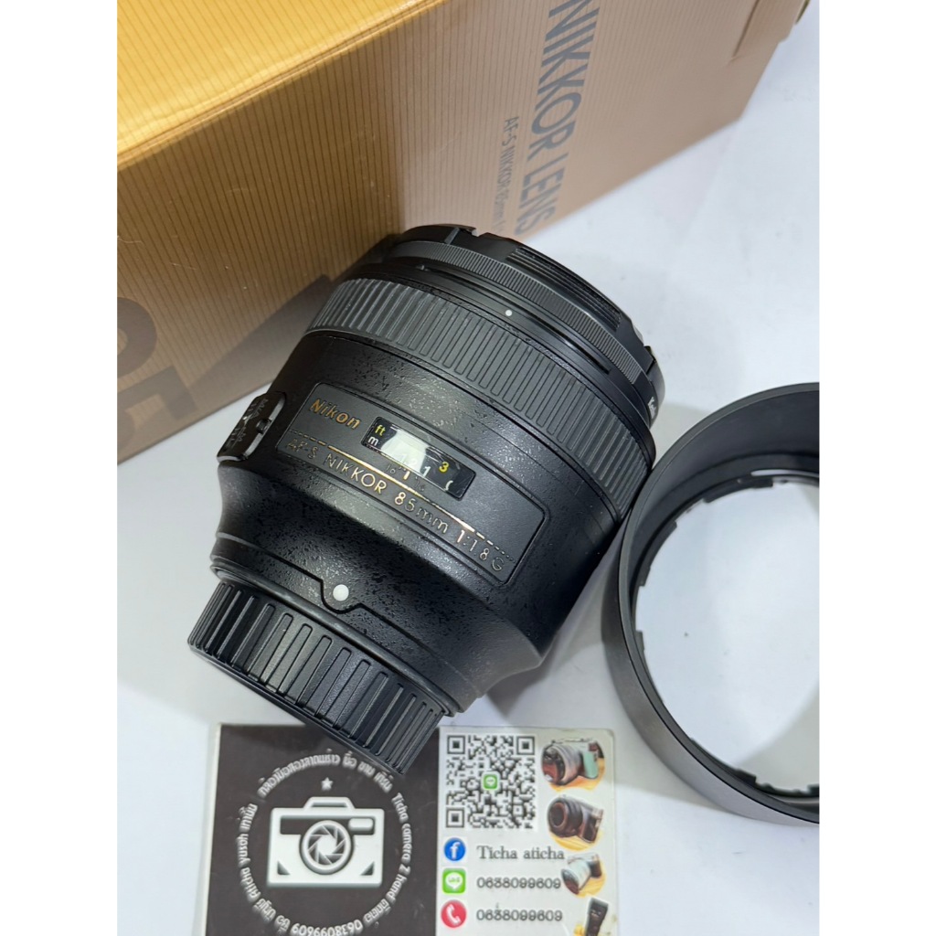 เลนส์ถูก lens nikon 85 หน้าชัดหลังเบลอ