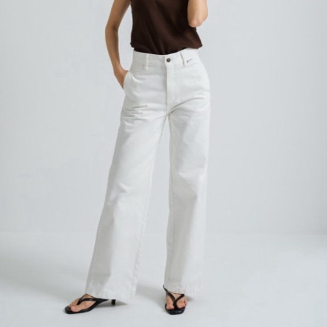 Mimin brand | กางเกงยีนส์ทรงกระบอกใหญ่รุ่น Maison Jeans