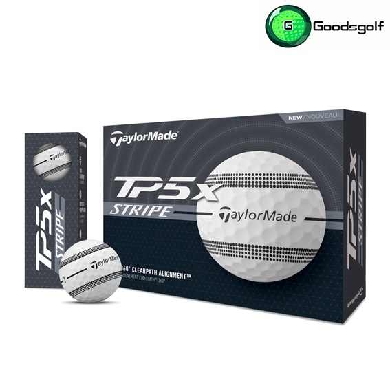 ลูกกอล์ฟ TaylorMade TP5x Stripe