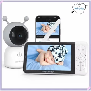 Smart WiFi Baby Monitors 5.0 นิ้ว 1080p HD NightVision Remote Pan Tilt Zoom 2-Way Talk FreeSmart โทรศัพท์ App จอภาพเด็ก
