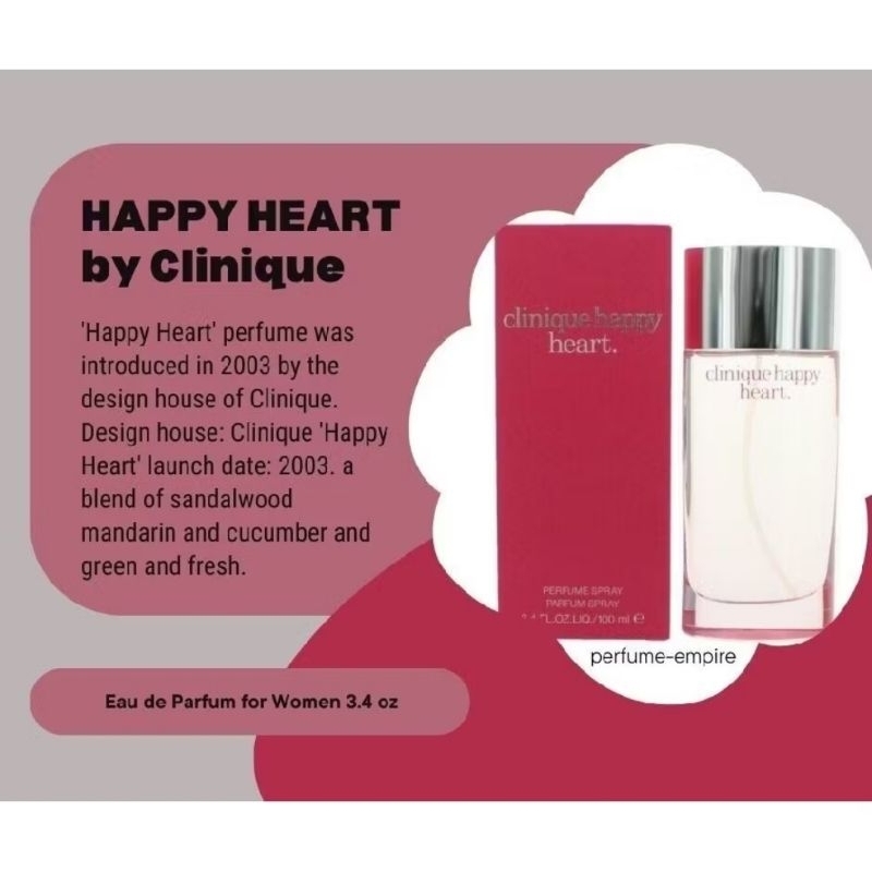น้ำหอม clinique happy heart ของแท้
