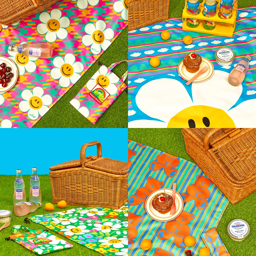 ( พร้อมส่ง ) Wiggle Wiggle Picnic Mat เสื่อปิคนิค