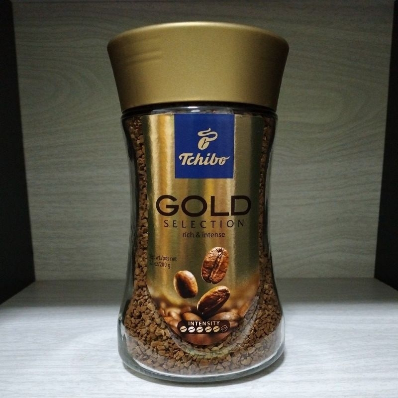 Tchibo ทชิโบ โกลด์ ซีเล็คชั่น กาแฟสำเร็จรูป100% ปริมาณ 200กรัม