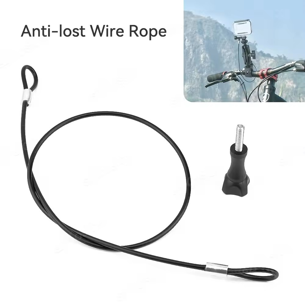 Anti-Lost Safety Steel Wire เชือกลวด พร้อมสกรู ยึดกล้องกันตก สำหรับกล้องแอคชั่น