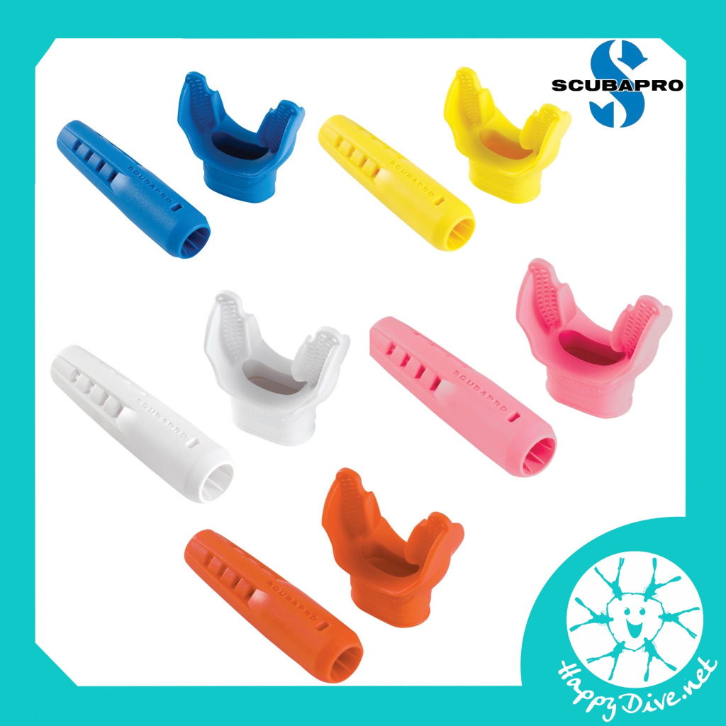 Scubapro Mouthpiece & Hose protector kit – เม้าท์พีทและตัวป้องกันการหักงอของสาย regulator – โปรปัง