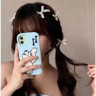 Rubuyou กิ๊บติดผมริบบิ้นโบว์สีชมพูinsแฟชั่นสีหวานผู้หญิงข้างคลิปราคาส่ง สไตล์เกาหลี เครื่องประดับ