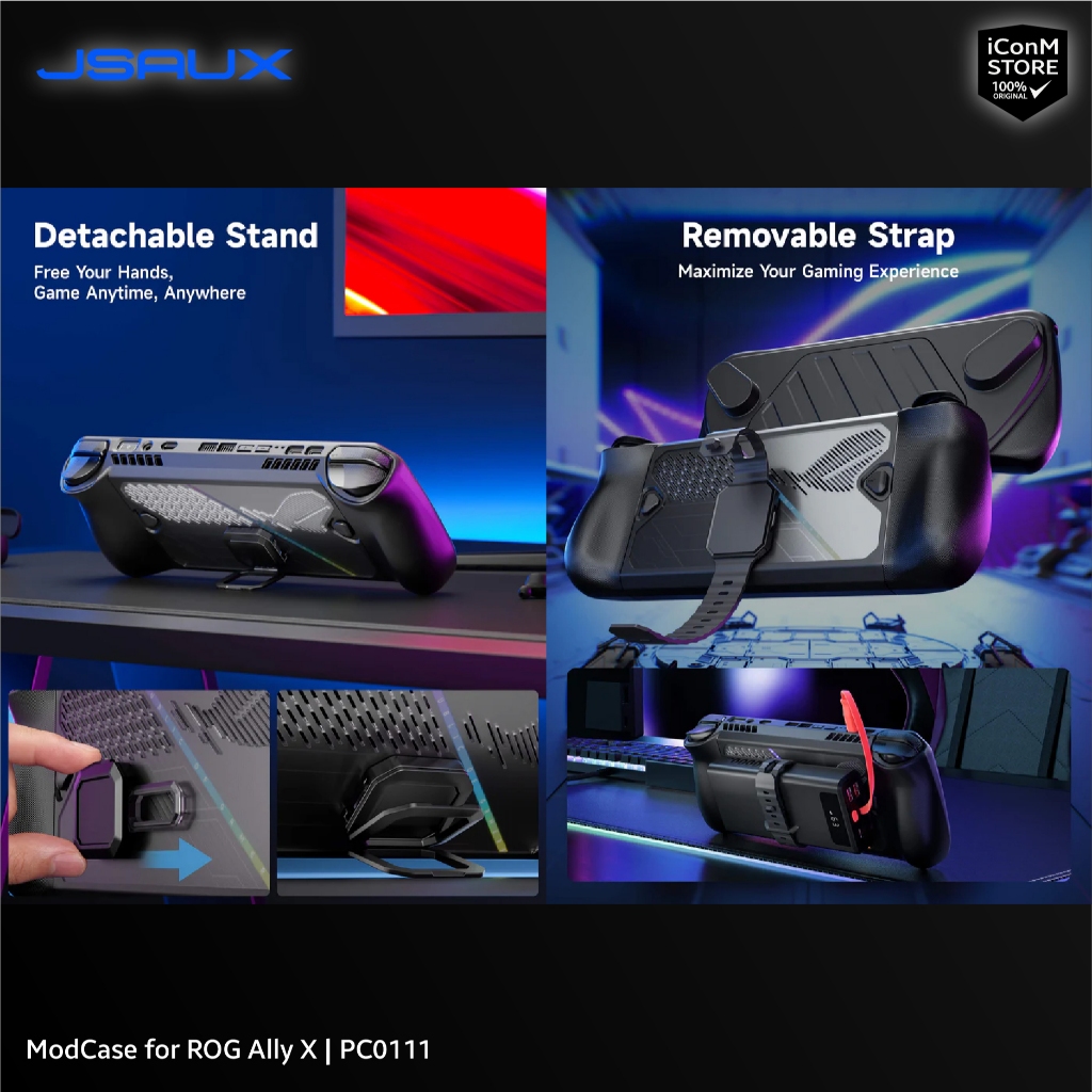 [พร้อมส่ง] JSAUX - ModCase for ROG Ally & ROG Ally X & Cooling Fans [PC0109, PC0111 & GP202] [สินค้าแท้100% ผ่อน0%]