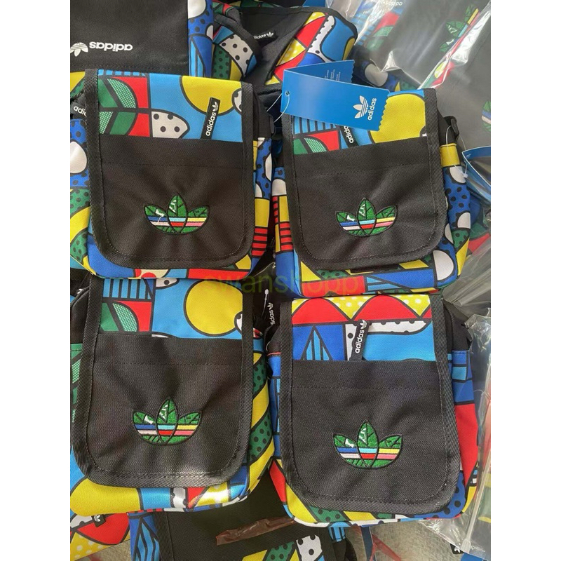 พร้อมส่ง！กระเป๋าคาดอก คาดเอว เนื้อผ้าดีกันน้ำได้ ลายเรียบ กระเป๋าสะพาย กระเป๋าคาดเอวผู้ชายและผู้หญิง - รูปที่ 7