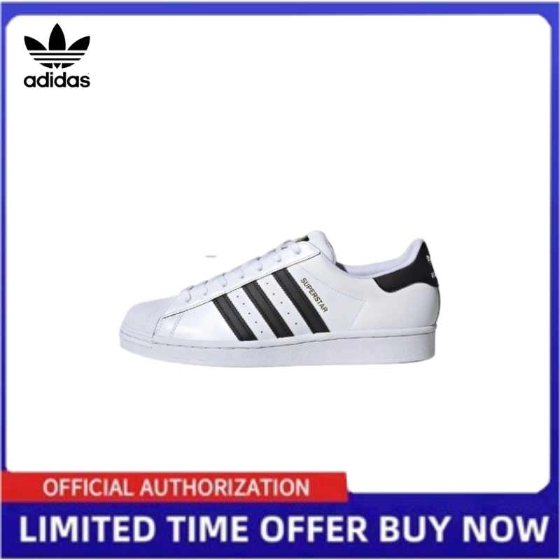 ของแท้ 100%Adidas Superstar อาดิดาส รองเท้าผ้าใบ เหมาะสำหรับทั้งชายและหญิง