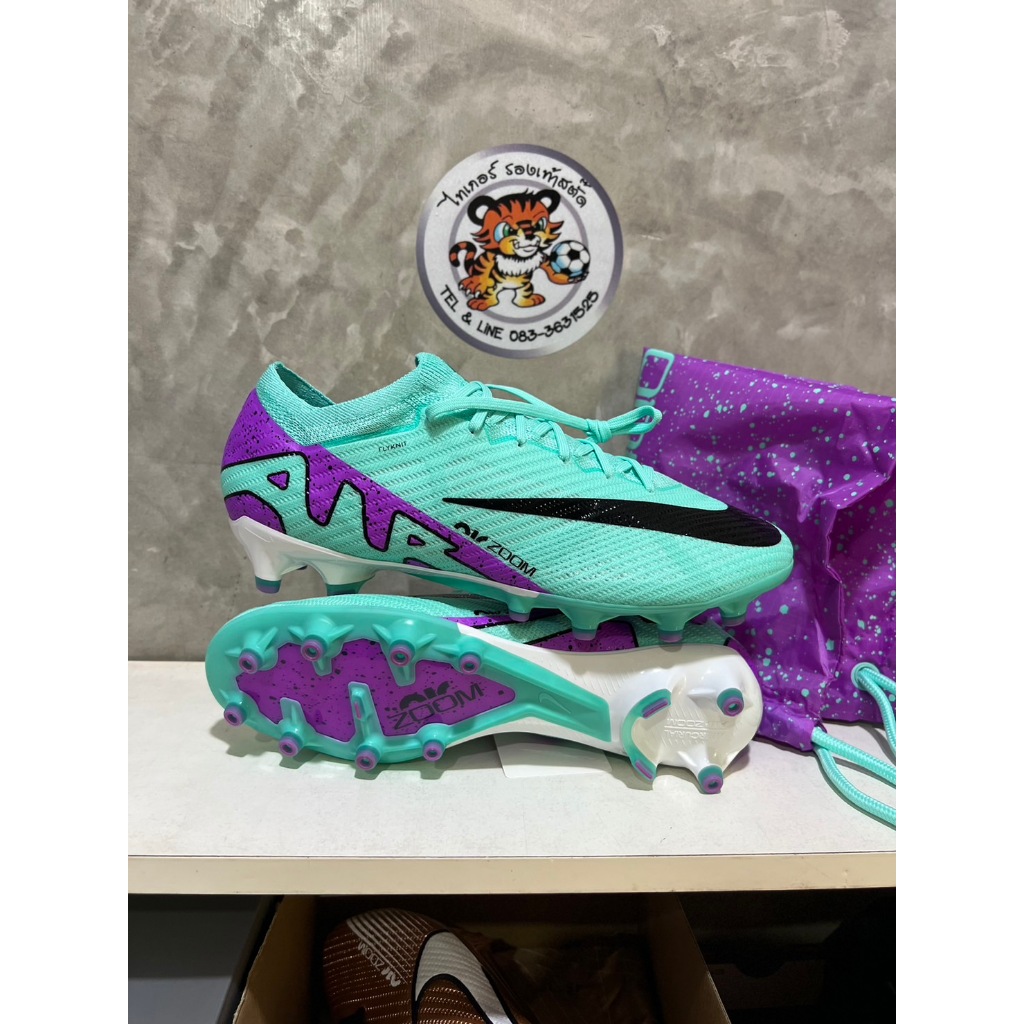 Nike Peak Ready Pack  Zoom Mercurial Vapor15 Elite AG-Pro รองเท้าฟุตบอลไนกี้ หญ้าเทียม ของแท้ มือ1