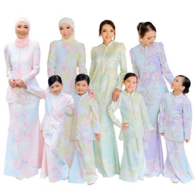 Jemels Mom & Daughter Leona Mini Kurung (Kenangan Raya 2025)