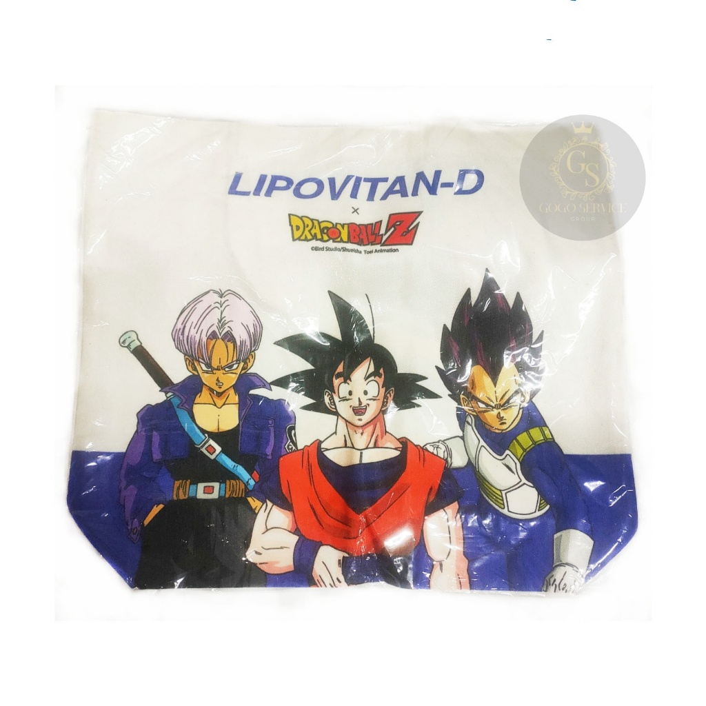 ของที่ระลึก ลิโพวิตัน-ดี กระเป๋าผ้า ดราก้อนบอล ฉลองครบ 55 ปี Lipovitan-D Dragon Ball