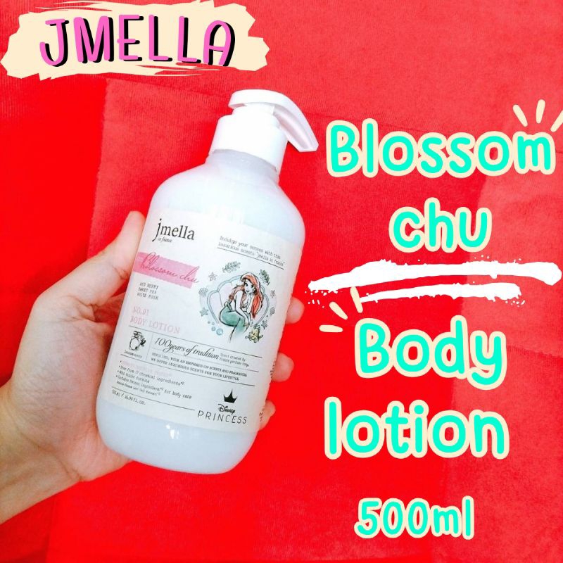 💥เก็บโค้ดส่วนลดทักเเชท💥🩷 Jmella in France  Blossom Chu Body lotion 500ml 🩷โลชั่นบำรุงผิวกาย ให้ความช