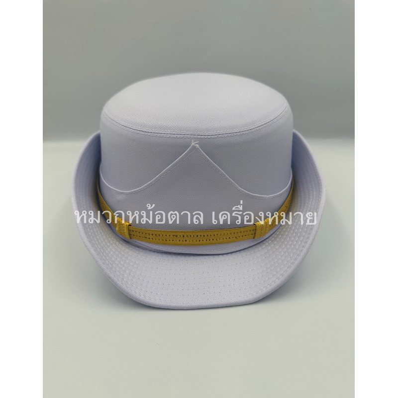 หมวกหม้อตาลหญิง สีกากี หน้าครุฑ