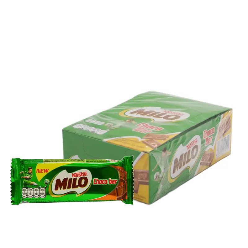 MILO Choco bar ไมโล ช็อกโกบาร์ ขนมหวานรสช็อกโกแลต 15 กรัม x 24 ห่อ