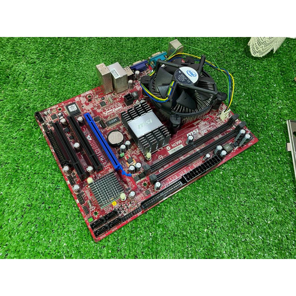 เมนบอร์ด(mainboard) MSI G31TM-P31 (socket775)