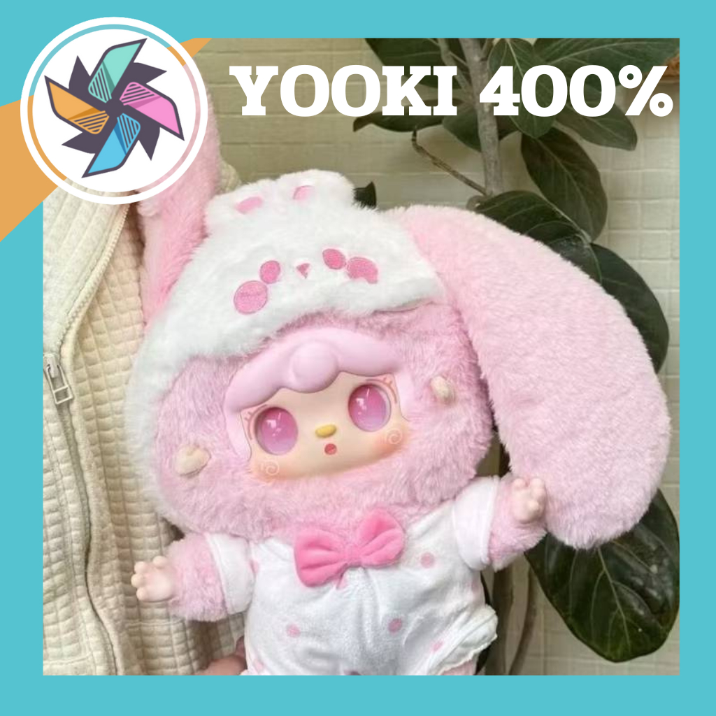 พร้อมส่ง YOOKI 400% ตุ๊กตาน่ารัก แบบจุ่ม