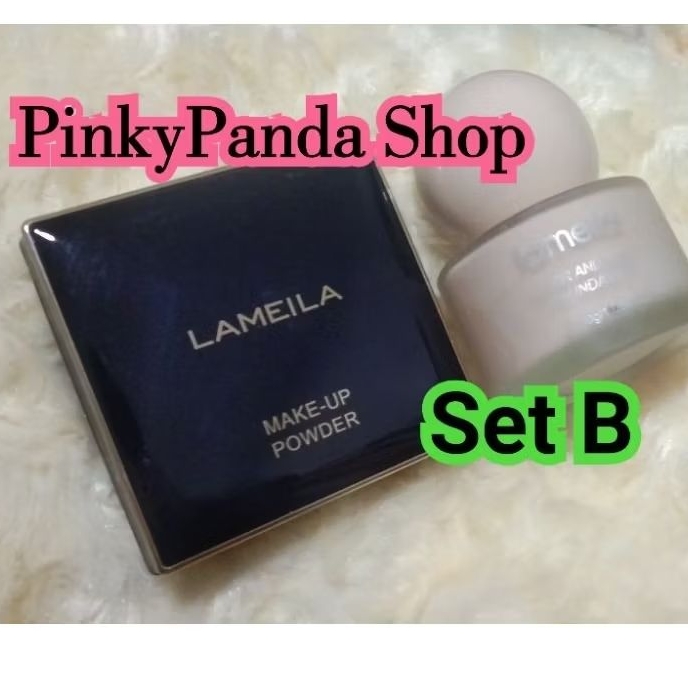 SET B 🎊A+B🎊LAMEILA แป้งพัฟผสมรองพื้น Cushion 10ml.+Concealer Foundation (รองพื้นคอนซีลเลอร์) 30g.