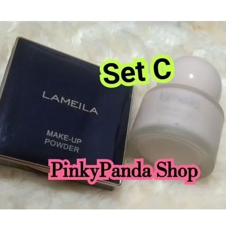 SET C 🎊A+B🎊LAMEILA แป้งพัฟผสมรองพื้น Cushion 10ml.+Concealer Foundation (รองพื้นคอนซีลเลอร์) 30g.