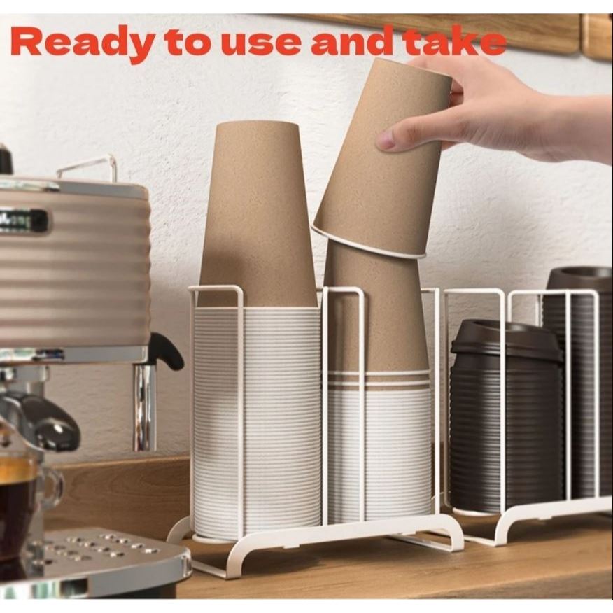 ที่วางแก้วกระดาษเหล็ก ที่วางเเก้วน้ำเเบบลวด 22 cm ที่วางกระดาษแบบใช้แล้วทิ้ง สไตล์มินิมอล - รูปที่ 2