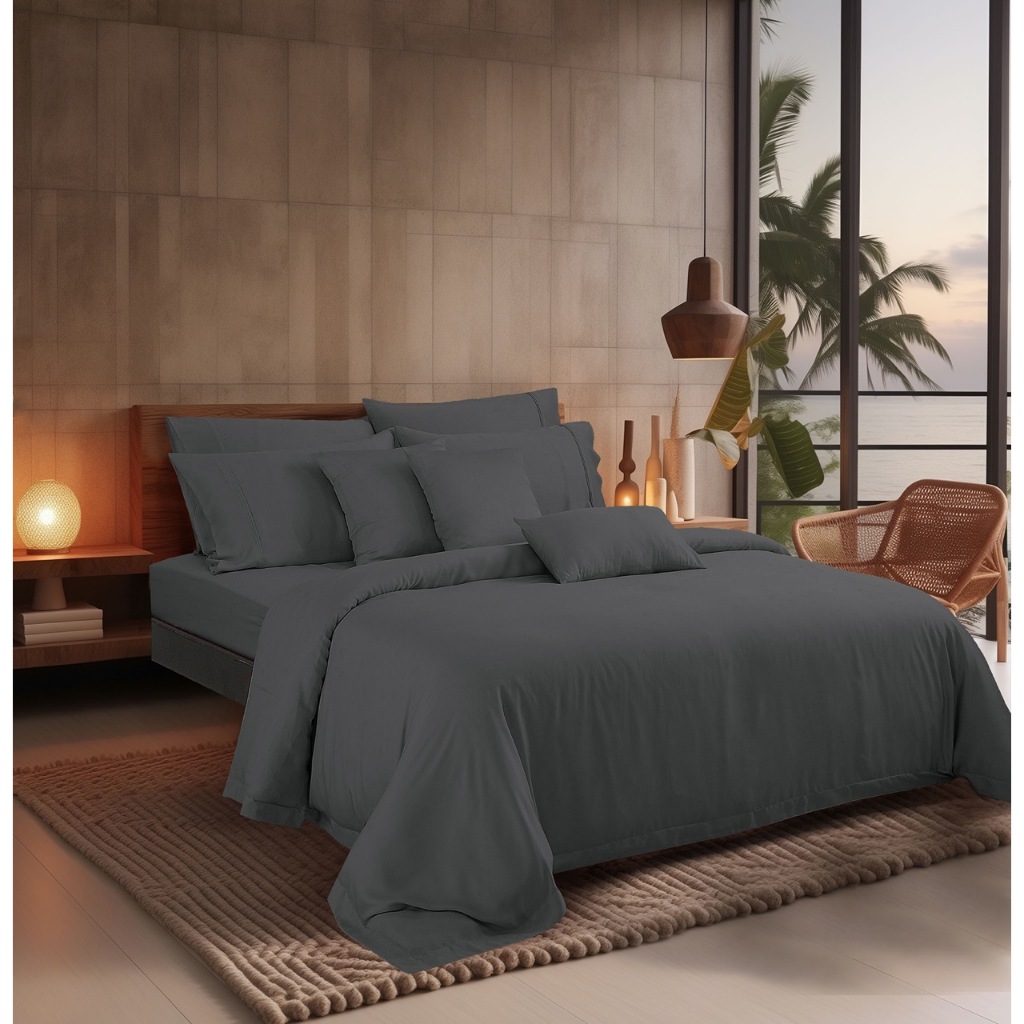 [ราคาโปร] Akemi ชุดผ้าปูที่นอน 6 ฟุต รุ่น AKEMI TENCEL™ Lyocell Accord Dobby