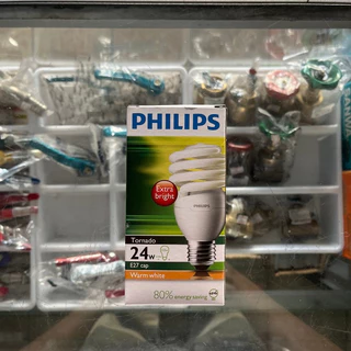 PHILIPS Tornado หลอดไฟ ฟิลิปส์ 24W แสงโทนเหลือง แสงขาว