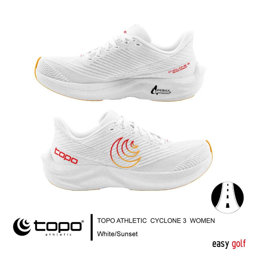 TOPO ATHLETIC ROAD CYCLONE 3 WOMEN'S RUNNING SHOES รองเท้ากีฬา วิ่งถนนผู้หญิง — صورة 5