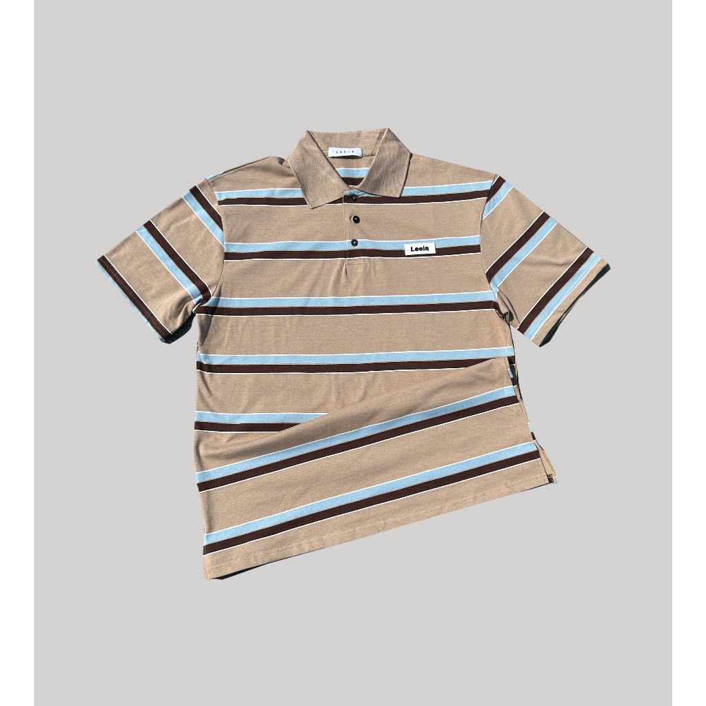 LEELA-BB POLO SHIRT-เสื้อโปโลลายขวาง