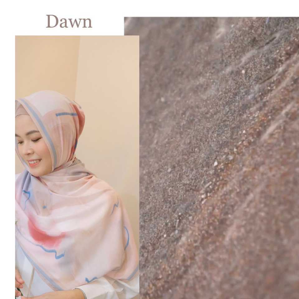 ผ้าคลุม N Able x mimi คอลเลคชั่น Serendipity (Premium matte silk nano) Size 115x115 cm[N Able Style]