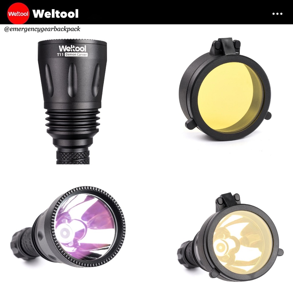 Weltool T11 Focused Long Throw Searchlight 743 Lumens 680M