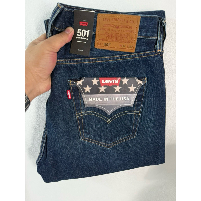 Levi’s 501 premium bigE ริมแดง made in USA size 34/32