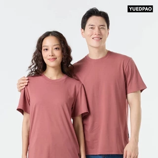 Yuedpao Ultrasoft Non-Iron [NEW] เสื้อยืดคอกลม ผ้านุ่มใส่สบาย ไม่ย้วย ไม่หด ไม่ต้องรีด เสื้อยืดสีพื้น Set Pink rose