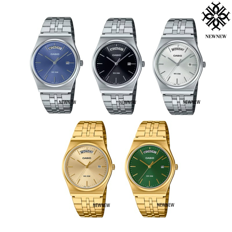 CASIO นาฬิกาข้อมือ MTP-B146G-9AV MTP-B146G-3AV MTP-B146D-1AV MTP-B146D-2AV MTP-B146D-7AV ของแท้ประกั