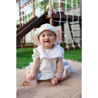 (ส่งด่วน)Tiny Nest Sunhat หมวกกันแดดเด็ก สำหรับน้อง 3 เดือนถึง 2 ขวบ