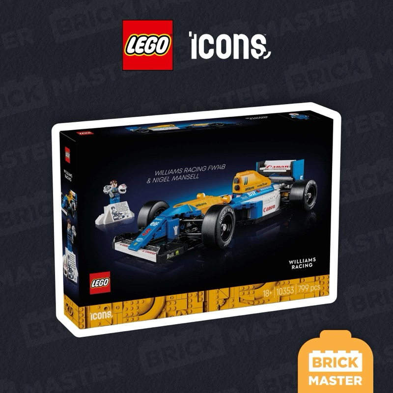 LEGO icons 10353 : Williams Racing FW14B & Nigel Mansell (เลโก้แท้ พร้อมส่ง)