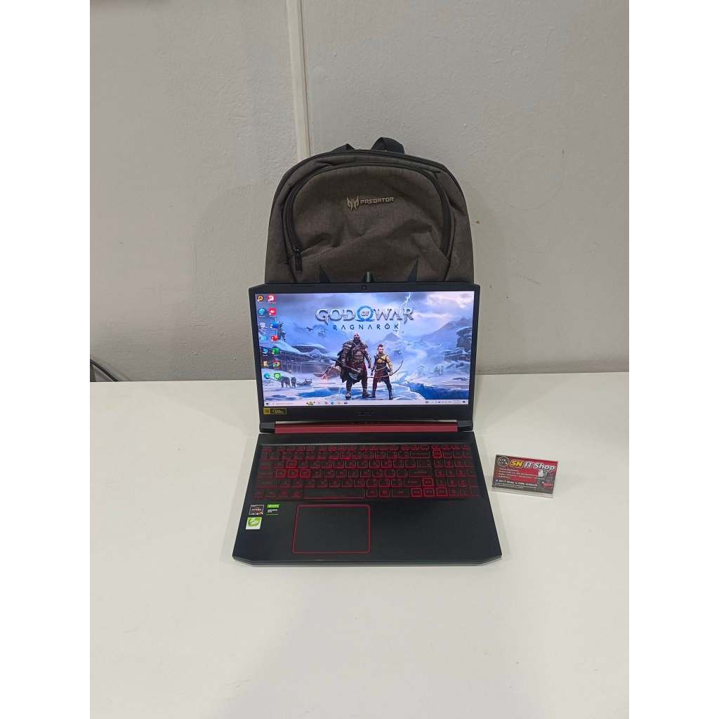 Acer Nitro 5 AN515-R0T3 (มือสอง) สเปค  AMD Ryzen 7 3750H RAM : 8 GB SSD : M.2 512 GB NVIDIA GeForce 