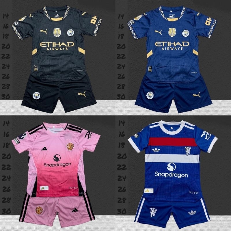 ชุดกีฬาเด็ก เสื้อพร้อมกางเกง ชุดเด็กชายหญิง เสื้อฟุตบอลเด็ก ชุดบาสเด็ก