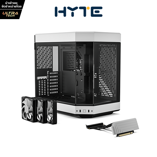 HYTE Y60 BLACK/WHITE (COMPUTER CASE / เคสคอมพิวเตอร์)