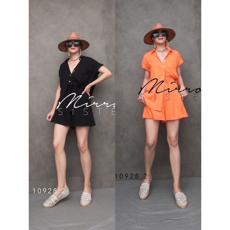 เซ็ทเสื้อเชิ้ตแขนสั้น🔖 ป้าย mirorsister