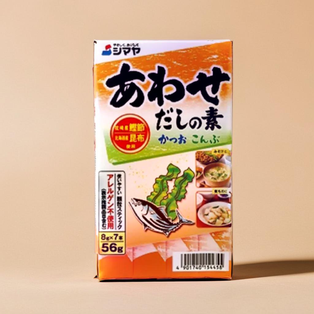 Shimaya Dashi no Moto ผงดาชิเข้มข้นจากปลาโอและสาหร่ายคอมบุฮอกไกโดแท้ 100% ขนาด 56g
