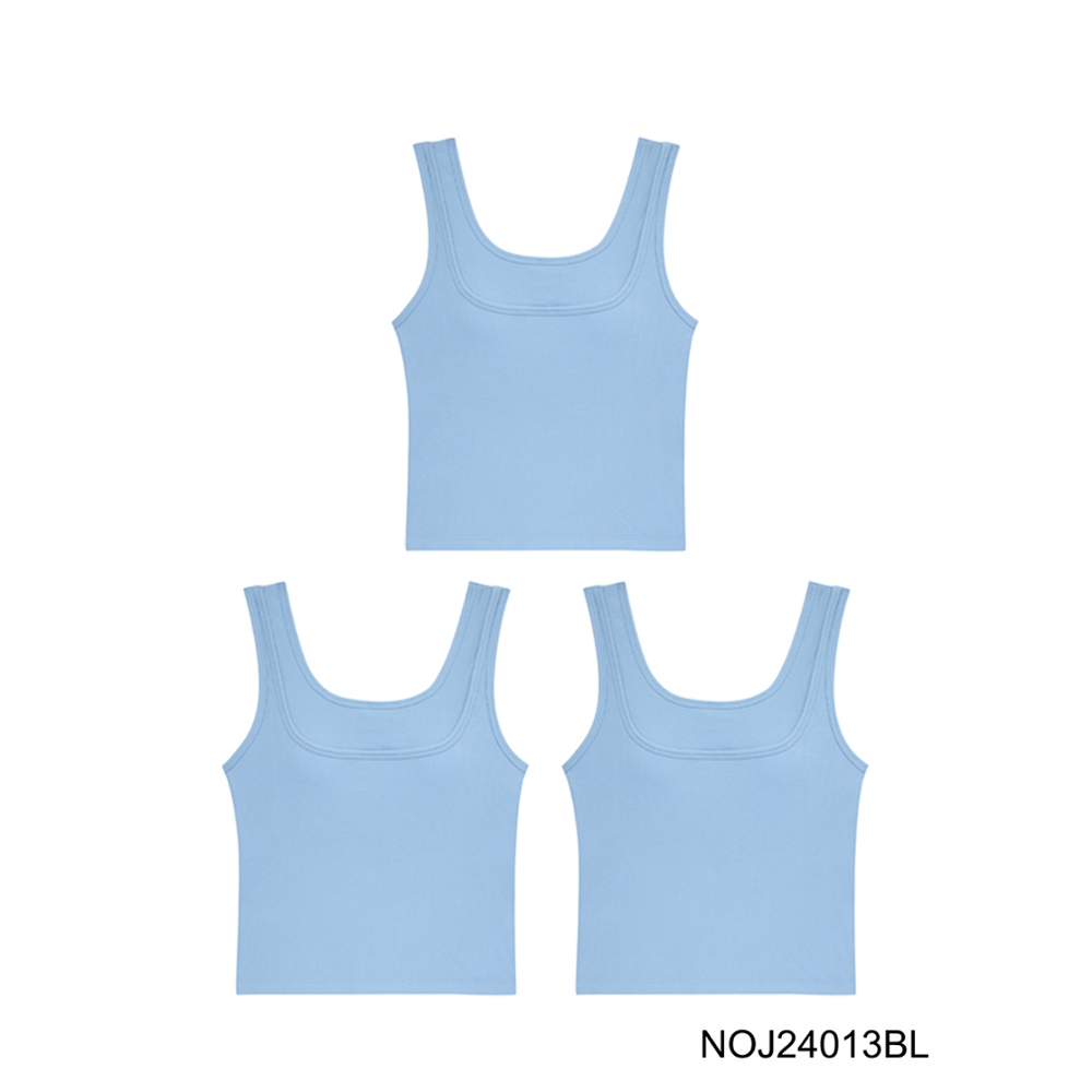Sabina Bra Tops (Set 3 ชิ้น) [Online Exclusive] Loungewear เสื้อกล้าม รหัส NOJ24013BL - สีฟ้า