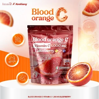 🍹🍊บลัสส้ม JAMSAI BLOOD ORANGE C 🍊 บลัดออเรนจ์ ซี แจ่มใส ส้มวิตซี Blood Orange C Jamsai แจ่มใส X น้องน้ำเเข็ง 🍹