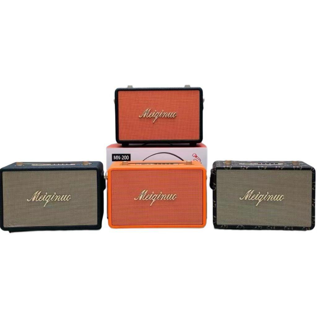 ลำโพงบลูทูธ รุ่นMN200 เสียงเบสแน่น รองรับAUX/TF/USB มีหูหิ้วพาพาง่าย เพิ่ม-ลดเสียงได้ ลำโพงพกพา เสีย