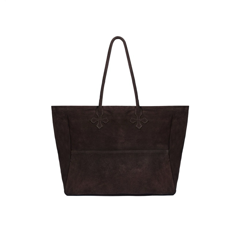 Graveyard Suede Dark Brown Tote